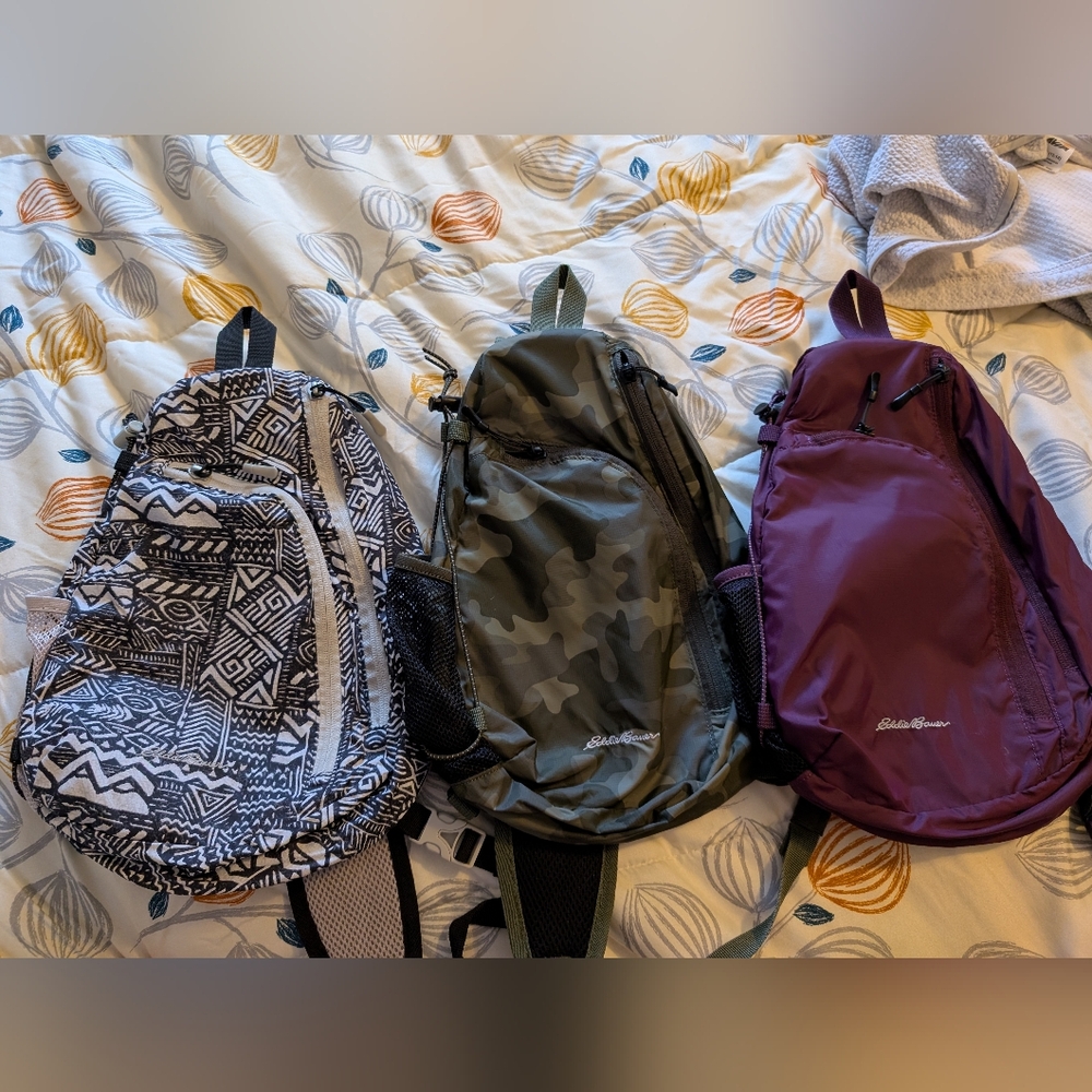 Stylish Multi-Color Backpack Set - image 1